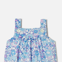 0 QTY / BLEU/MULTICO PAP COMBINAISON/ BLOOMER CORNELIE