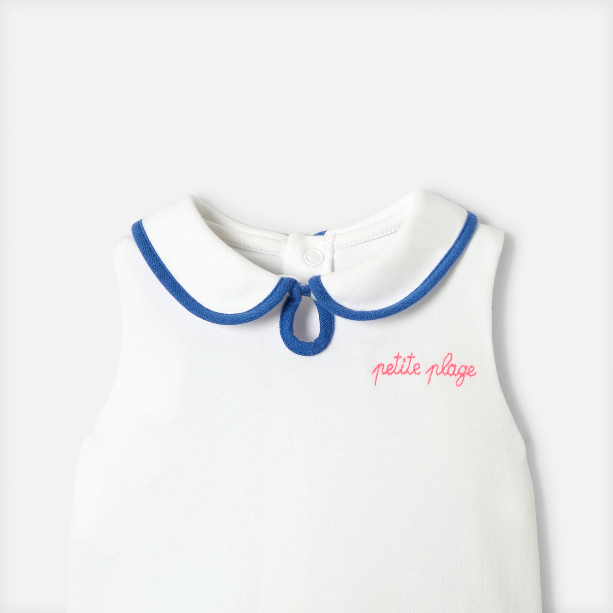 1 QTY / BLANC/MULTICO PAP ENSEMBLE CASSIOPEE