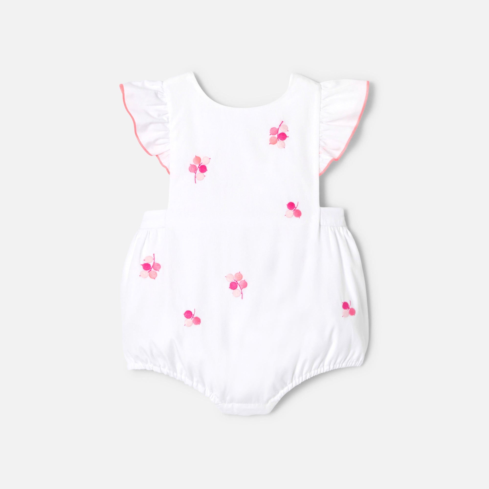 1 QTY / BLANC/MULTICO PAP COMBINAISON/ BLOOMER COQUILLAGE