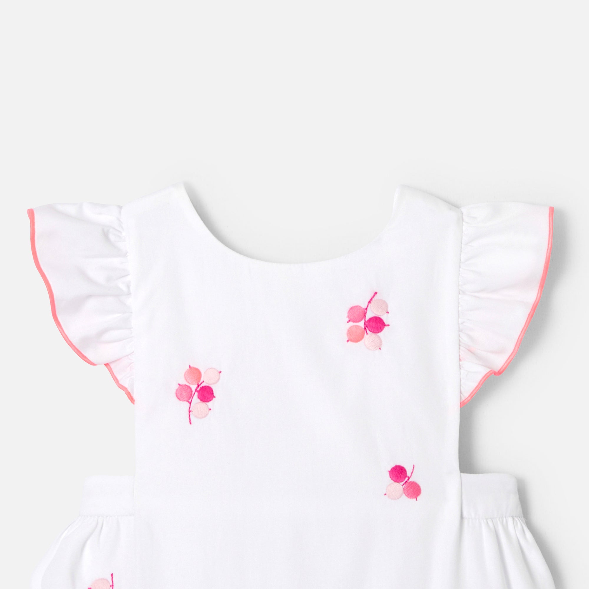 1 QTY / BLANC/MULTICO PAP COMBINAISON/ BLOOMER COQUILLAGE