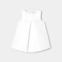 3 QTY / BLANC JACADI PAP ROBE CORAIL