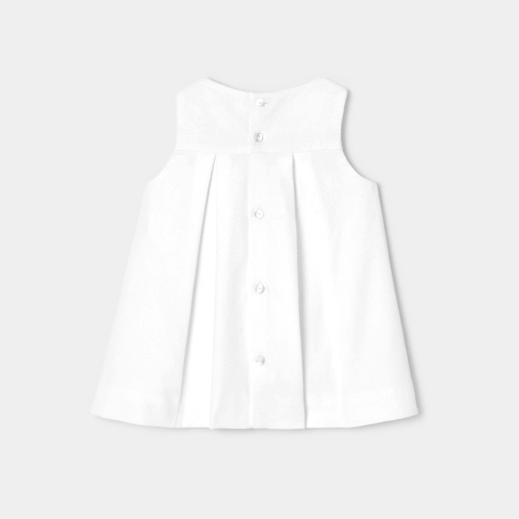 3 QTY / BLANC JACADI PAP ROBE CORAIL