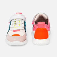 1 QTY / BLANC/MULTICO CHAUSSURES CUIR CLUB BIS