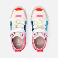 1 QTY / BLANC/MULTICO CHAUSSURES CUIR CLUB BIS