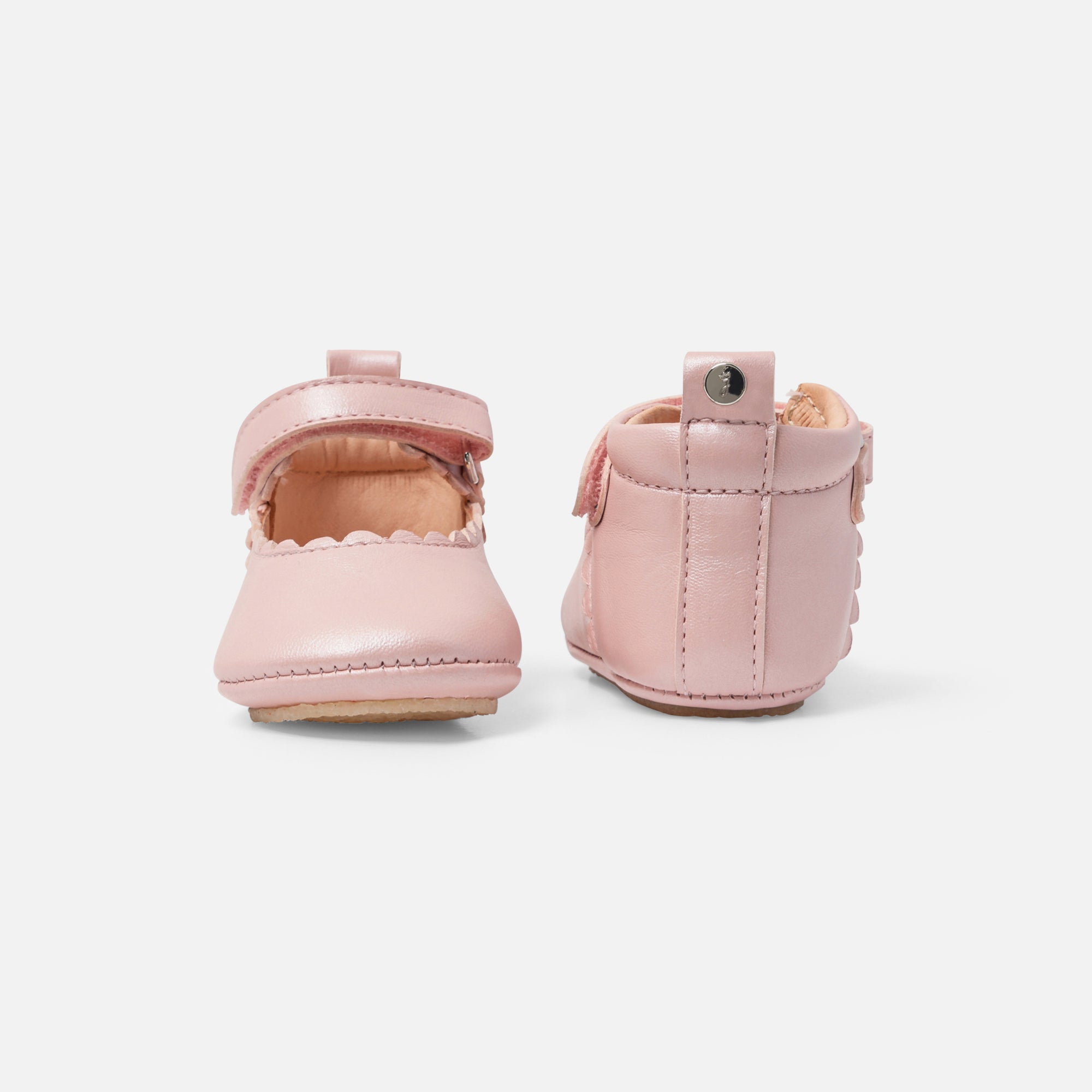 10 QTY / ROSE PALE  CHAUSSURES TOILE ALYSSA