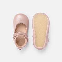 10 QTY / ROSE PALE  CHAUSSURES TOILE ALYSSA