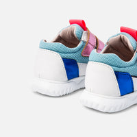 1 QTY / ROSE/MULTICO CHAUSSURES CUIR CLUB BIS BB