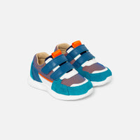 1 QTY / BLEU/MULTICO CHAUSSURES CUIR CLUB BB