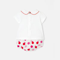 566 QTY / BLANC/MULTICO PAP ENSEMBLE CACTUS
