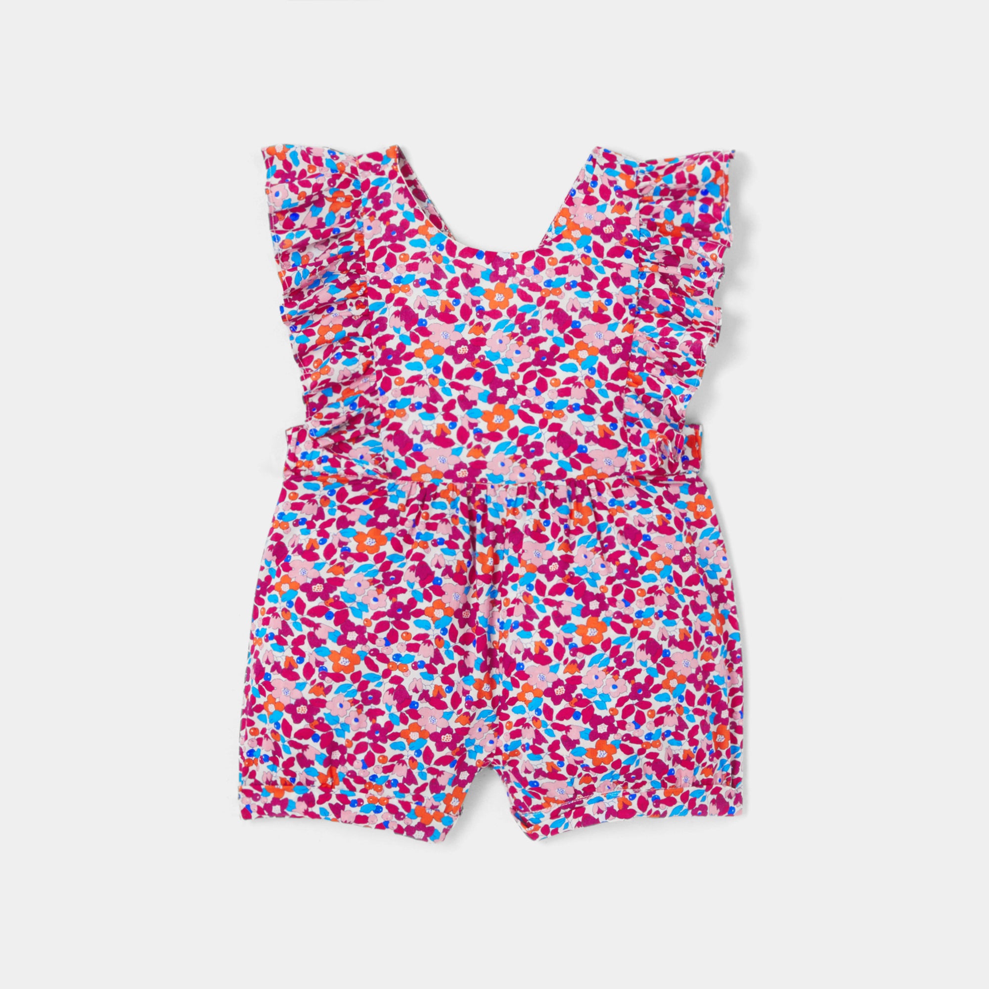0 QTY / BLANC/MULTICO PAP COMBINAISON/ BLOOMER CURIELSPE