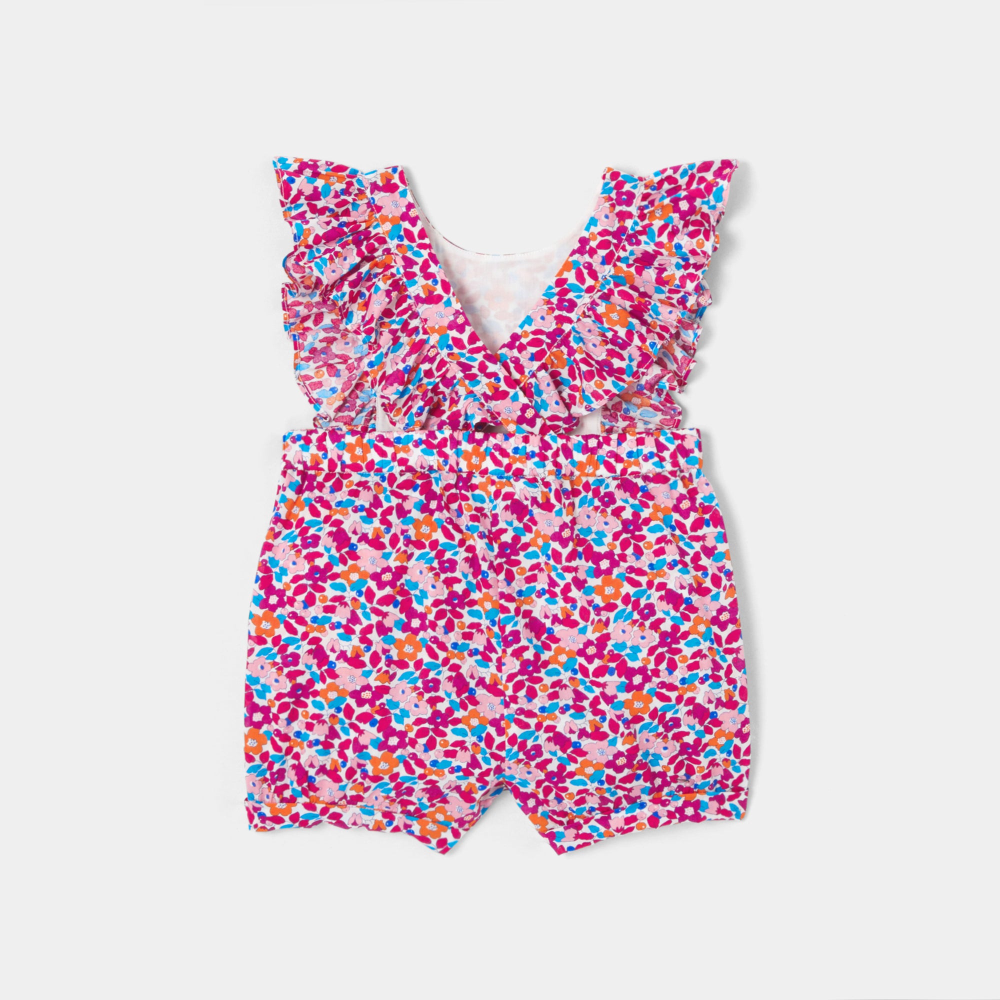 0 QTY / BLANC/MULTICO PAP COMBINAISON/ BLOOMER CURIELSPE