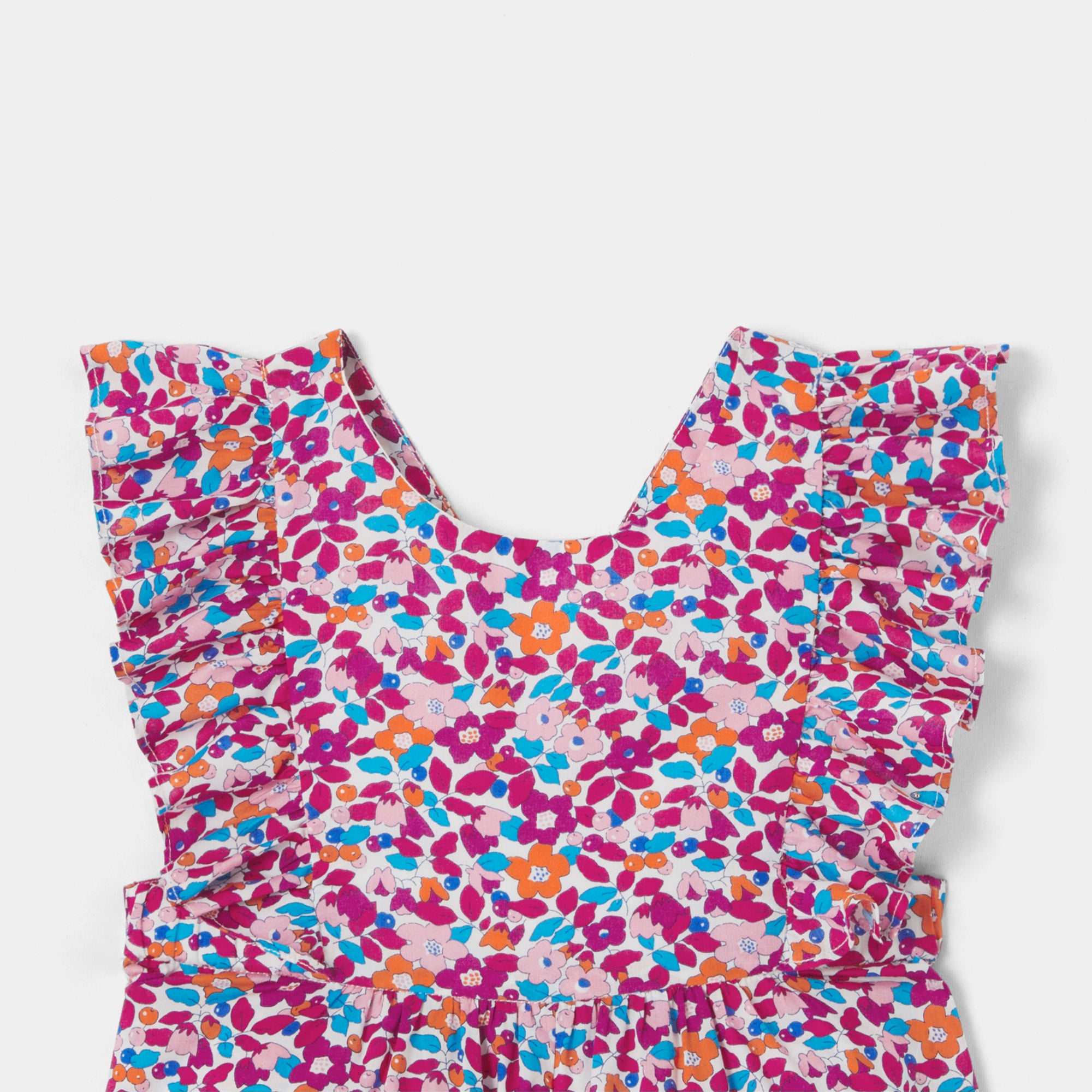 0 QTY / BLANC/MULTICO PAP COMBINAISON/ BLOOMER CURIELSPE