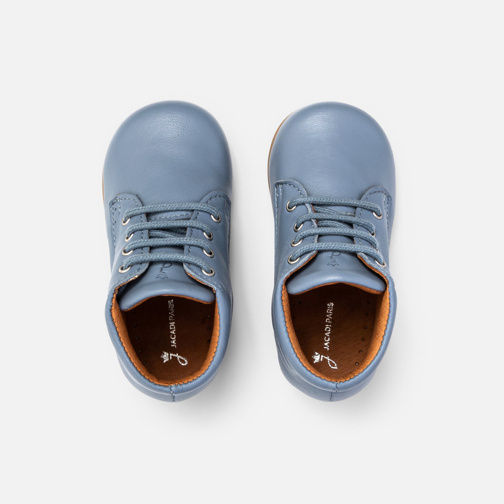 0 QTY / BLEU CHAUSSURES CUIR FRIMOUSSE COL