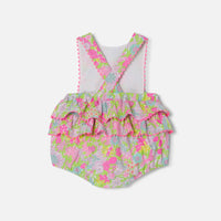 240 QTY / BLANC/MULTICO PAP COMBINAISON/ BLOOMER COCOTTI