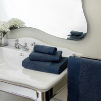 Serviette mains Diamonds - Midnight Blue