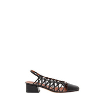 Slingback Cross 40 - Noir