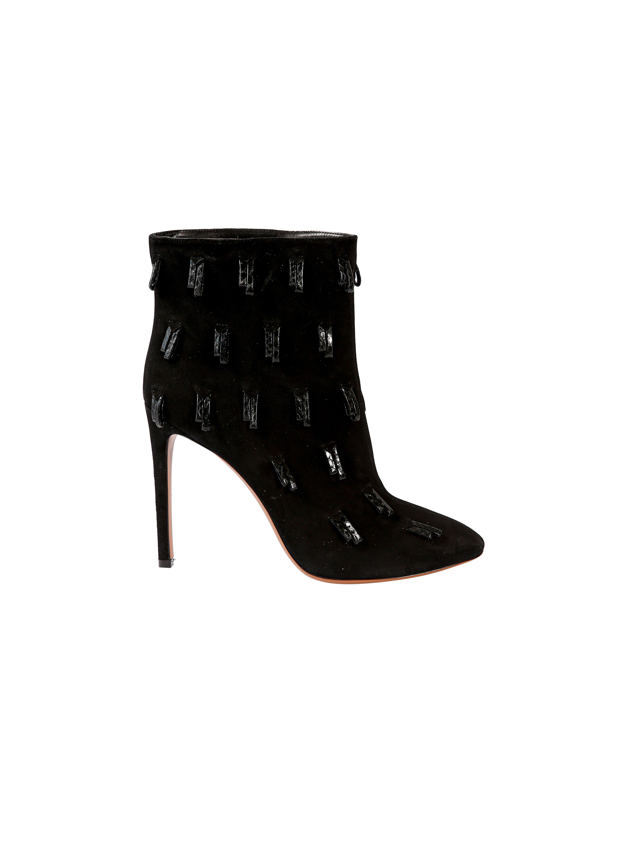 NOIR/NOIR BOOTS BOTTINES CHAMOIS+AYERS POMPON