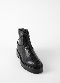 NOIR BOTTINES BOTTINES VEAU