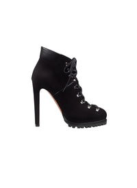 NOIR BOTTINES BOTTINES CROUTE VELOURS2