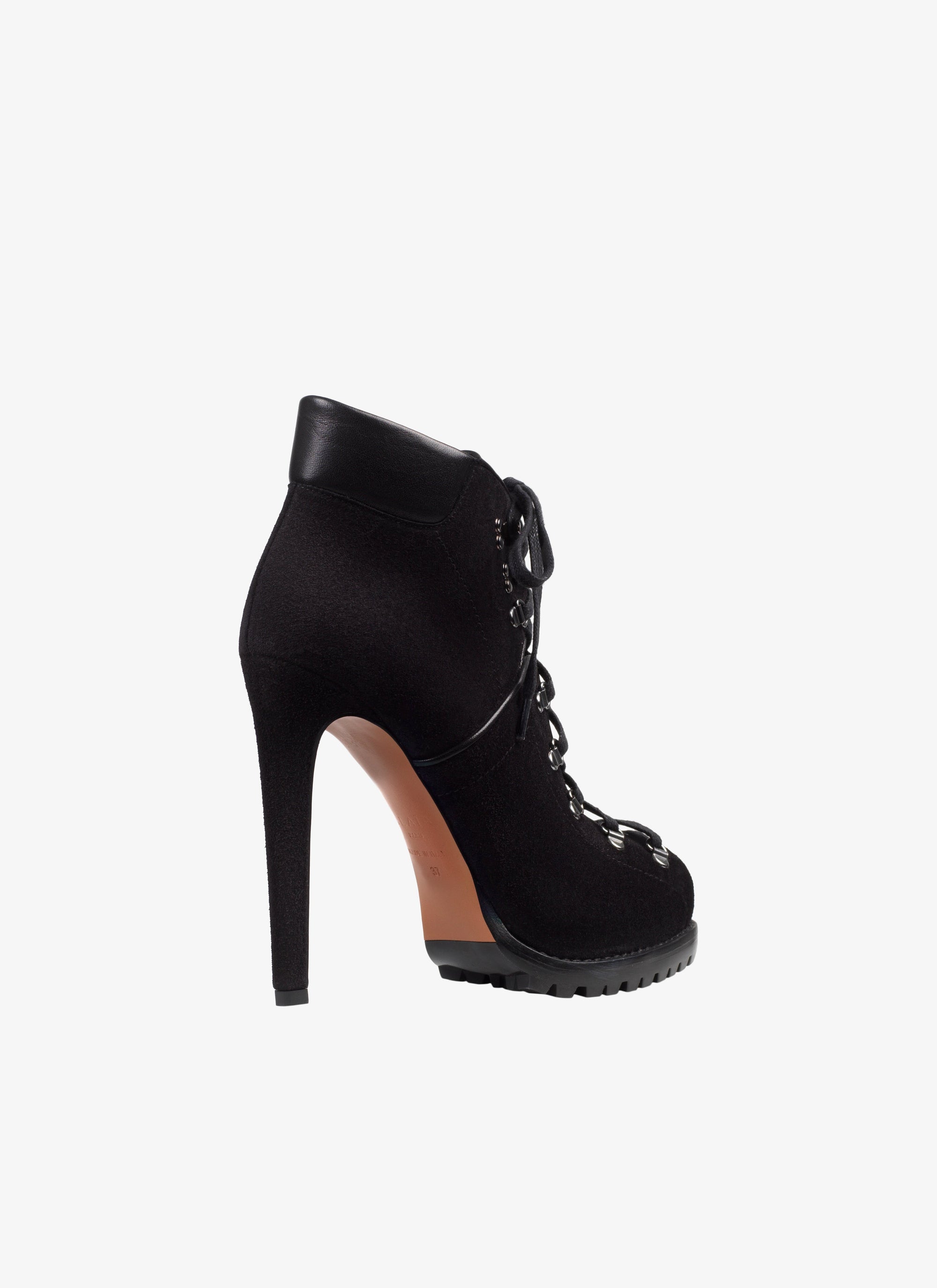 NOIR BOTTINES BOTTINES CROUTE VELOURS2