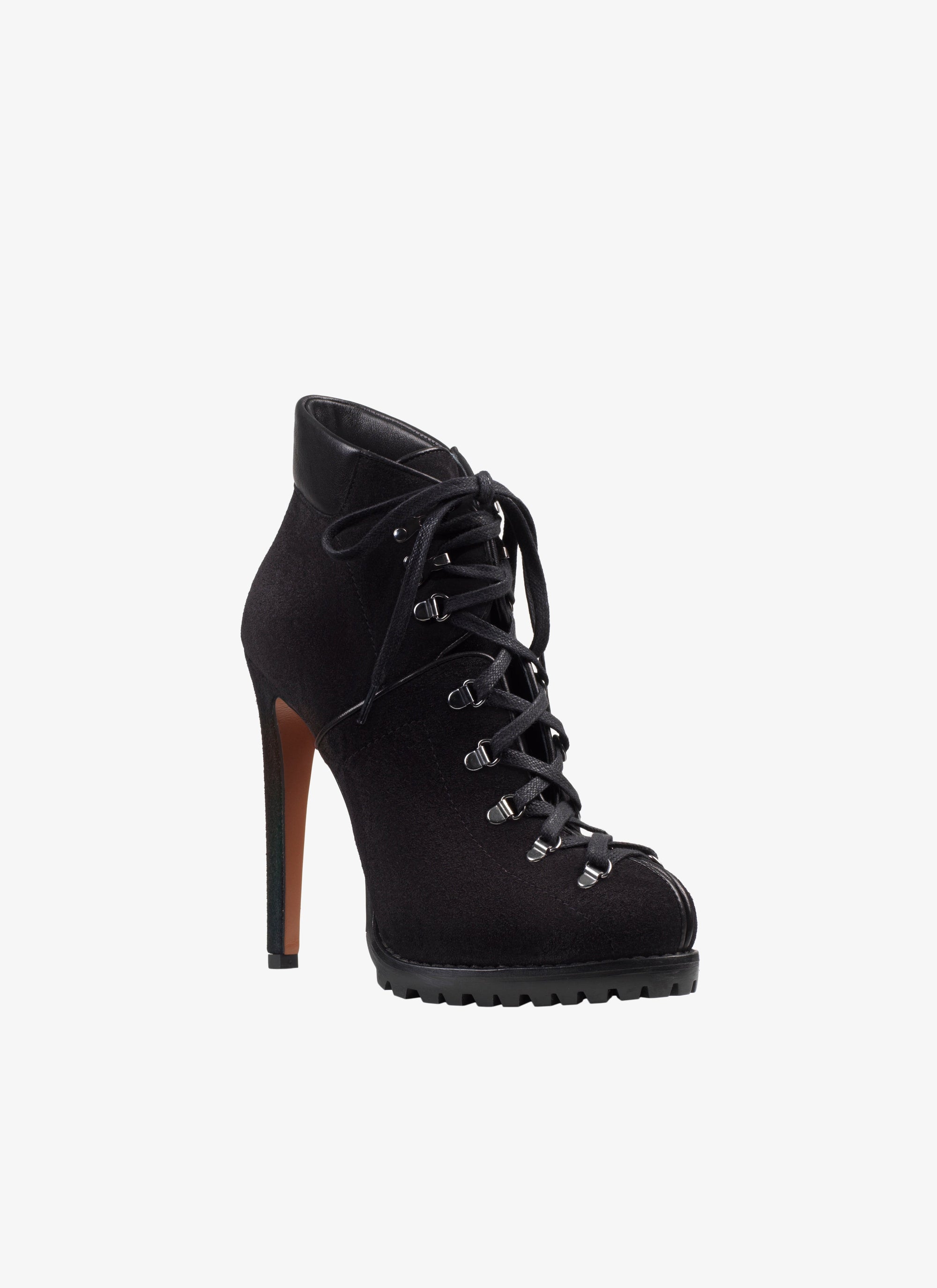 NOIR BOTTINES BOTTINES CROUTE VELOURS2