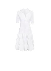 BLANC ROBES ROBE MC MAILLE FESTON