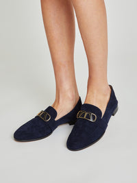 NAVY BLAIR Ballerines & Moccassins en daim