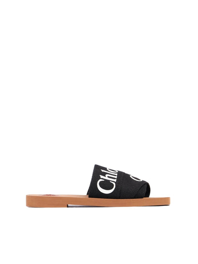 Woody flat mules - Black