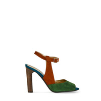 Sandales Faenza 100 - Vert & Rouge