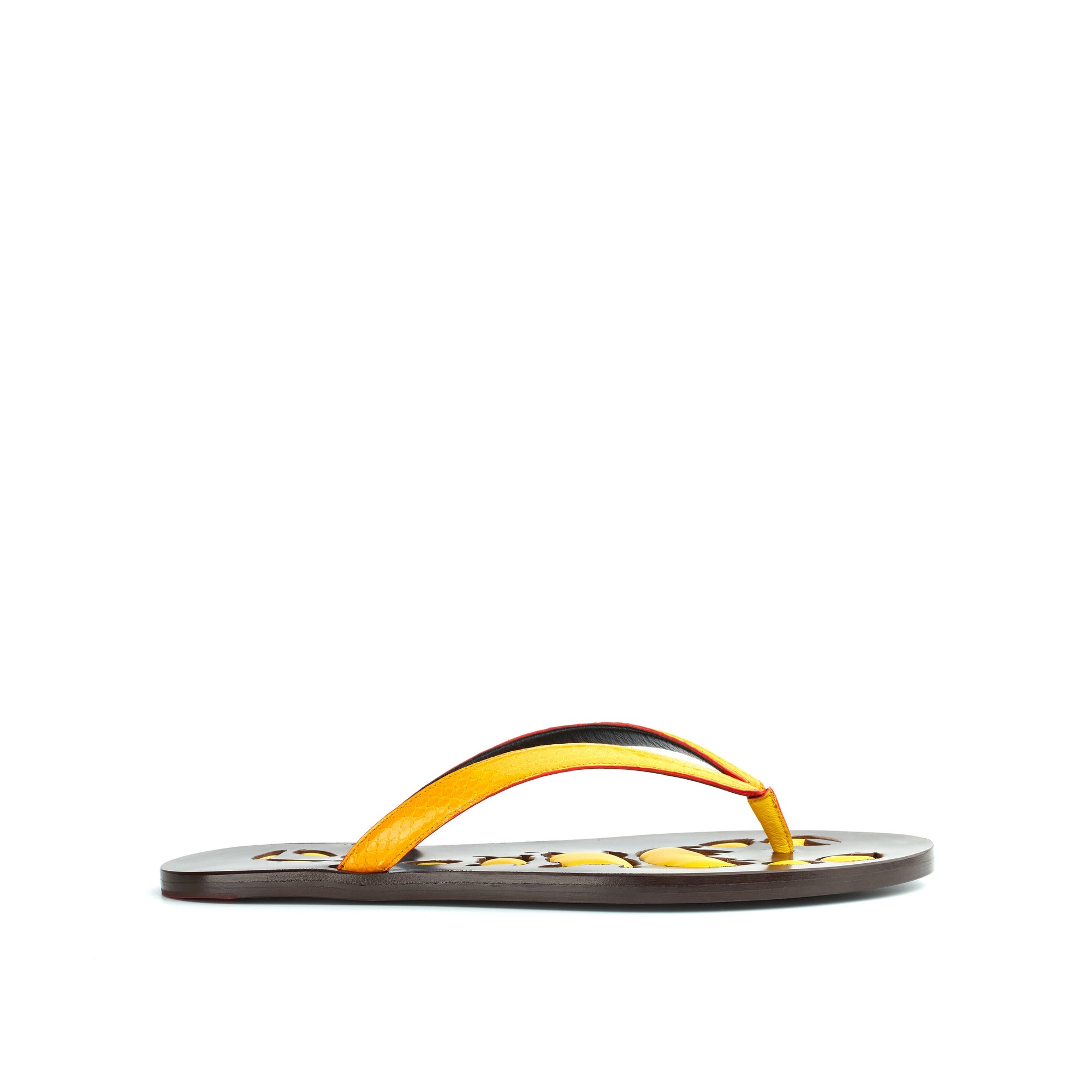 Helga beach sandals in Ayers - Yellow