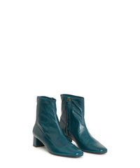 Boots Aymeline 40 - Capretto Petrole