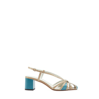 Slingback Offela 50 - Elaphe Sabbia Bleu