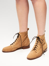 Boots à lacets Court 25 - Beige