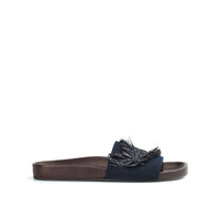 Slides Sara braided - Navy